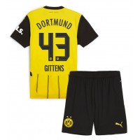 Camiseta Borussia Dortmund Jamie Bynoe-Gittens #43 Primera Equipación Replica 2024-25 para niños mangas cortas (+ Pantalones cortos)